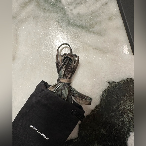 Saint Laurent white Andy camouflage logo sneaker size 42.5 men’s - Picture 6 of 8